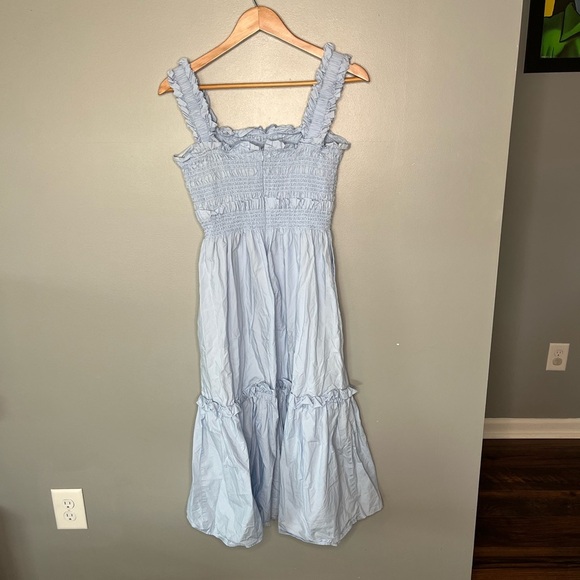 SEA New York Phoebe Smocked Dress - Cinderella Blue - Picture 4 of 11